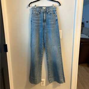 Splendid high rise wide leg jeans